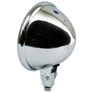 Faro estilo Bates de 5-3/4", solo carcasa. Cromado