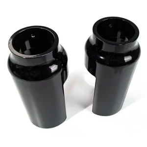 Cult-Werk, kit de cubiertas inferiores de horquilla de 2 piezas, negro brillante