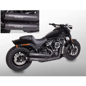 Miller, Bronco sistema de escape 2-2. Euro 4. Negro mate