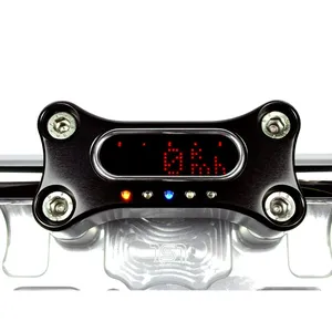 Motogadget, abrazadera superior de manillar MSM. 22mm. Negro