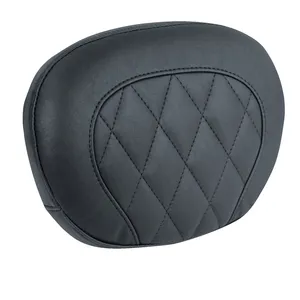 Mustang, almohadilla trasera para respaldo. Negro. Diamante