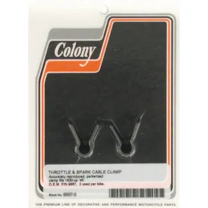 Pinza de cable de acelerador y chispa Colony