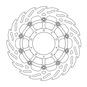 Rotor de freno flotante serie Flame de Moto-Master