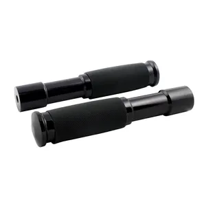 Peldaños rígidos de carretera Avon Custom Contour, anodizado negro