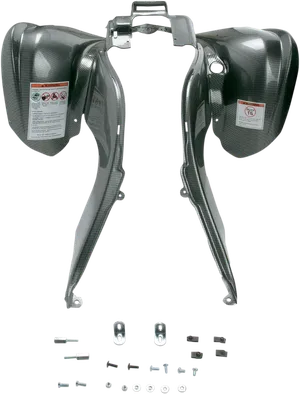 Replacement mudguard plastic - front YFM700R BCF