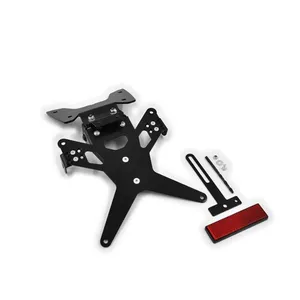 Soporte de matrícula Zieger X-Line negro