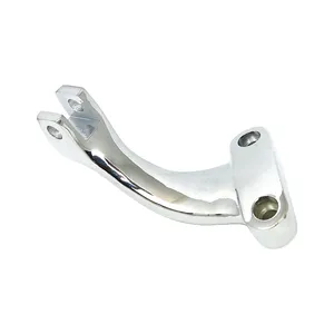 Soporte de estribera para conductor XL Sportster, izquierdo. Cromado