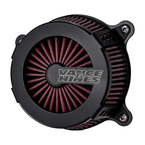 Vance & Hines, kit de filtro de aire VO2 Cage Fighter. negro mate