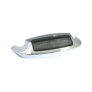 Punta de guardabarros delantero Custom Dynamics con cromo claro