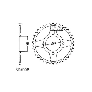 Piñón trasero JT 824.46