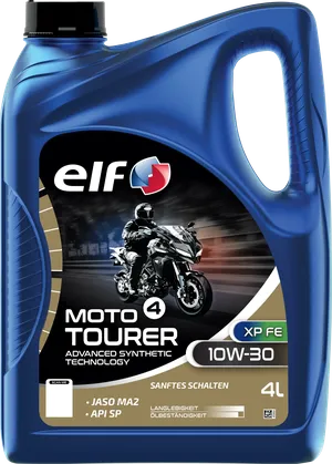 Botella de aceite de motor ADV SYN Moto 4 Tourer XP FE 10W-30