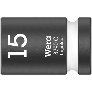 Wera, Impaktor llave de vaso de 1/2" medida 15