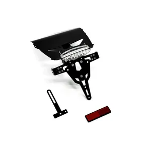 Soporte de matrícula Zieger Pro negro
