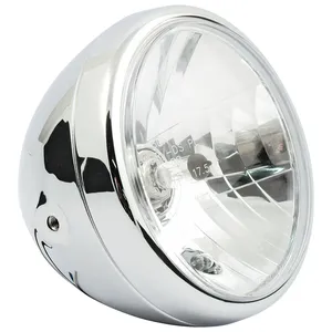 Faro Reno de 7" H4. Sin anillo halo. Cromado