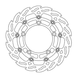 Rotor de freno flotante serie Flame de Moto-Master
