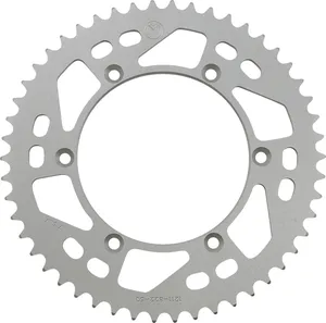 Piñón trasero de aluminio - 50 dientes plateado