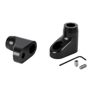 Motone, soportes para intermitentes para Triumph LC, 8mm. Negro