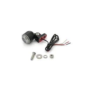 Daytona, luz trasera LED D-Tail. Negro