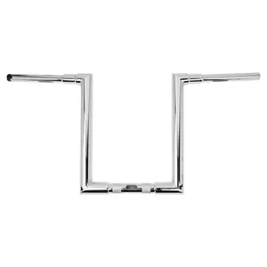 Burly, barra Jason de 1-1/2", elevación de 14". Cromado