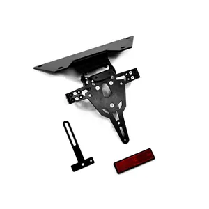 Soporte de matrícula Zieger Pro negro