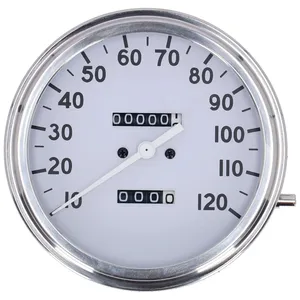 Velocímetro FL, cara '36-40', blanco. 2:1 mph