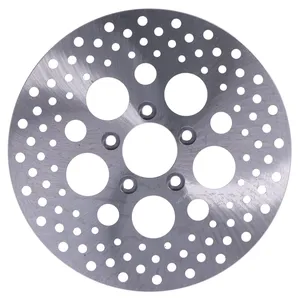 Disco de freno trasero. Acero inoxidable perforado 11.5"