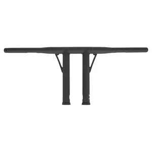 Burly, barra Folsom de 10". Negro mate