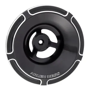 Arlen Ness, tapa de filtro de aire Velocity 65°/90° biselada. Negro