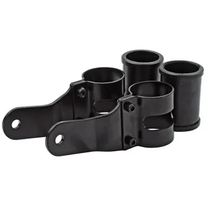 Conjunto de soporte de faro Uni-basic. Negro. 38-42 mm