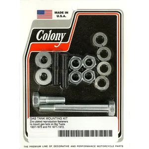 Colony. Kit de montaje de depósito de gasolina 37-75. Zinc