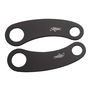 Motone, soportes para intermitentes, montaje superior del amortiguador. Negro