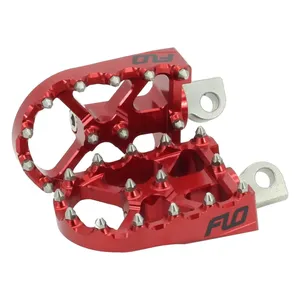 Flo Motorsports, juego de estriberas V3 MX. Rojo