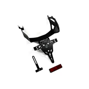Soporte de matrícula Zieger Pro negro