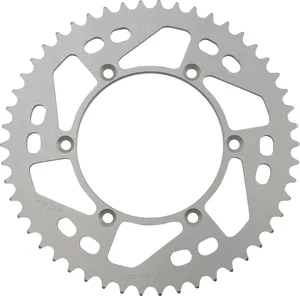 Piñón trasero de aluminio - 50 dientes plateado