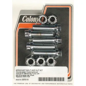 Colony, kit de pernos y tuercas para piñón