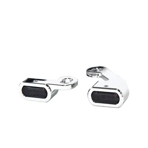 Fastline, conjunto de intermitentes LED para instalar debajo del manillar. Cromo