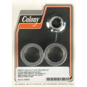Colonia, kit de tuerca y espaciador de eje V-Rod