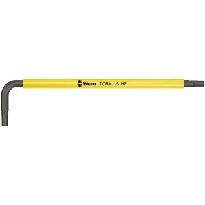 Llave Torx® Wera multicolor amarillo brillante - TX15