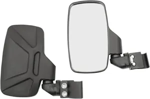 Retrovisor de moto montado sobre barras antivuelco cromadas