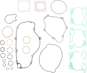 Kit de juntas completo para motor Harley-Davidson sobre fondo blanco