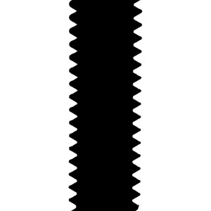 Tornillo allen de 5/16-18 x 3/8 pulgadas con acabado cromado brillante