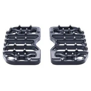 Flo Motorsports, juego de estribos V5 Bagger. Negro
