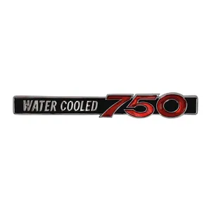 Emblema 'Water Cooled' para carena lateral Suzuki