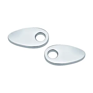 Kuryakyn, placas de cobertura para puntales de guardabarros cromadas