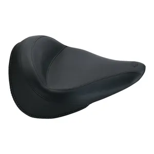 Asiento individual Mustang wide touring vintage negro liso