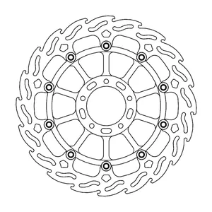 Rotor de freno flotante serie Moto-Master Flame