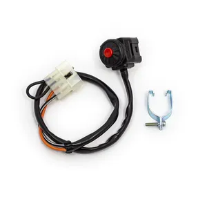 Interruptor de arranque negro para motocicleta
