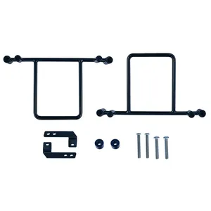 Kit de soportes Burly Voyager para Dyna. Negro