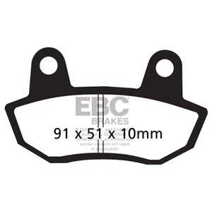 Pastillas de freno EBC V-pad Semi Sintered