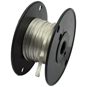 Custom Dynamics, trenzado de cables de acero inoxidable de 3/16". 100ft. (30.48m)